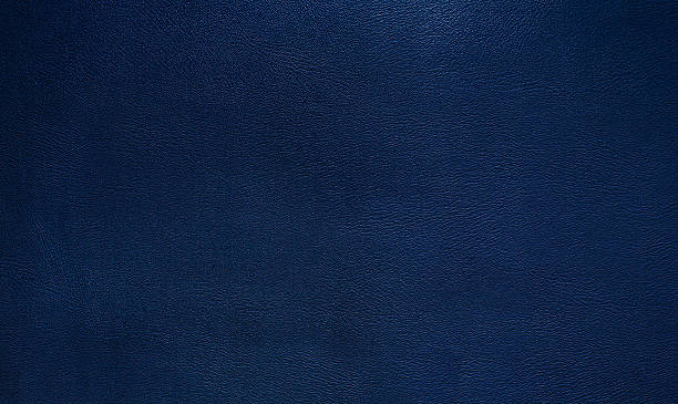 sfondo texture in pelle blu - materiale di pelle animale foto e immagini stock