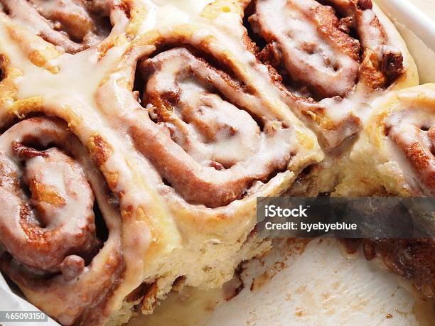 Cinnamon Roll Bread Stock Photo - Download Image Now - 2015, Baked, Baked Pastry Item
