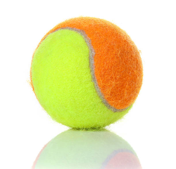 istock Tennis ball isolated on white 465093286
