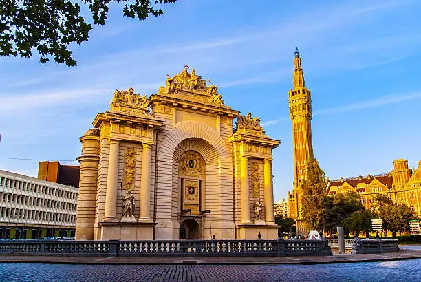 The Lille city landmark building. Taken in the Lille of France.