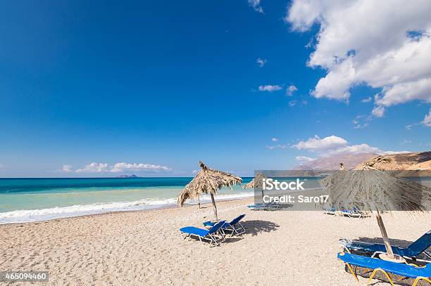 Vacation At Crete Beaches Stock Photo - Download Image Now - Crete, Beach, Greece