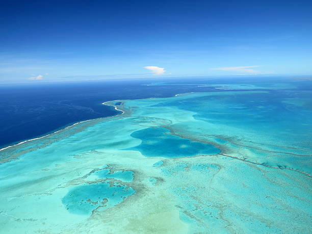 North Lagoon of New Caledonia stock photo