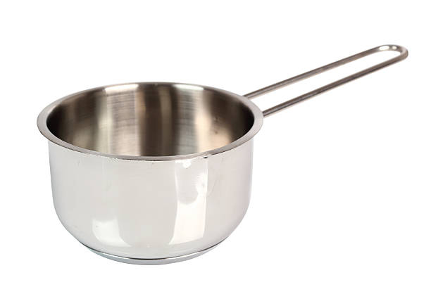 istock Milk Pan Stainless Steel. Isolated with clipping path. 465095401