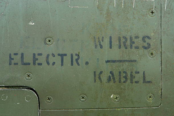 Aircraft background military metal close-up
