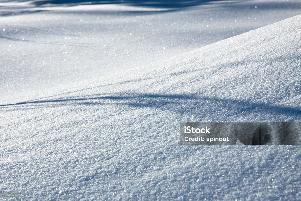 Snowdrift Snowdrift sparkling in the sun. Shallow depth of field 2015 Stock Photo