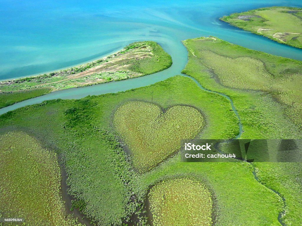 Heart of Voh seen from ULM - New Caledonia New Caledonia Stock Photo