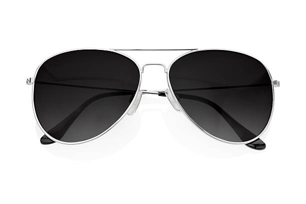 istock A pair of black aviator sunglasses 465101041