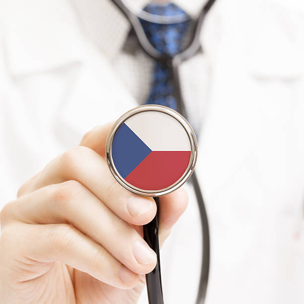 istock National flag on stethoscope conceptual series - Czech Republic 465105440