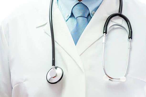 istock Medical symbol - Doctor with stethoscope 465110220