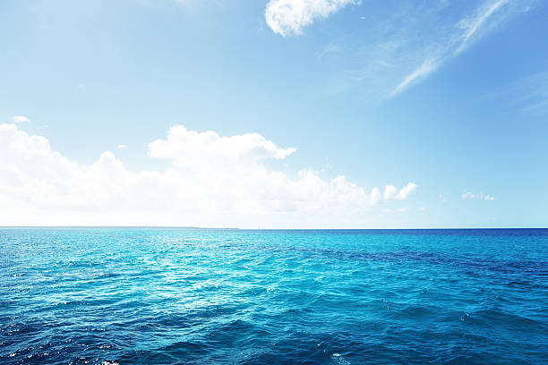 istock caribbean sea and perfect sky 465110502