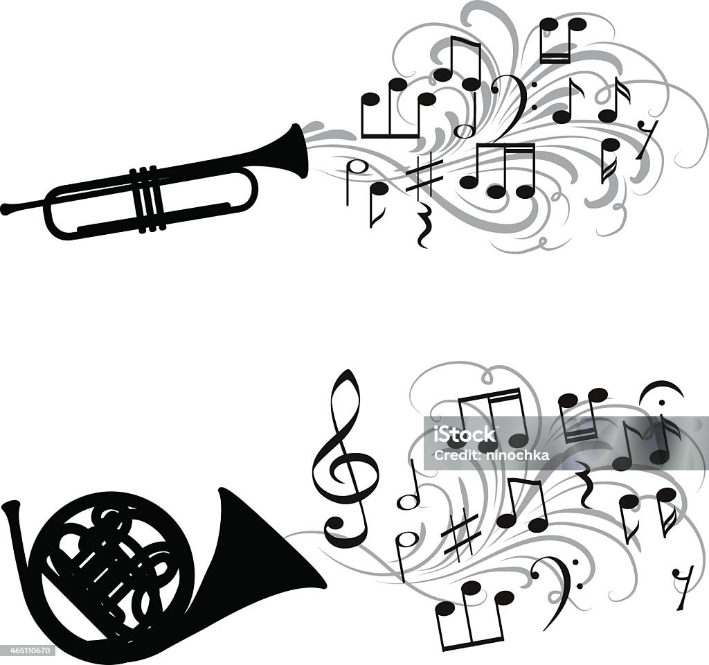 Brass music Orchestra stock vector