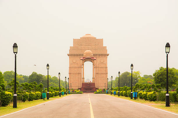 india gate - india new delhi architecture monument foto e immagini stock