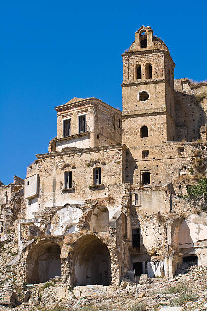istock Panoramic view of Craco. Basilicata. Italy. 465111622