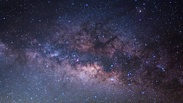 istock The Panorama Milky Way ,Long exposure photograph. 465112434