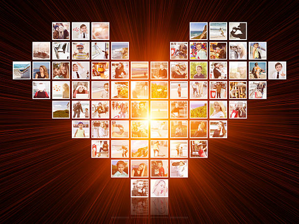 istock Love Heart Media concept smart TV 465112754