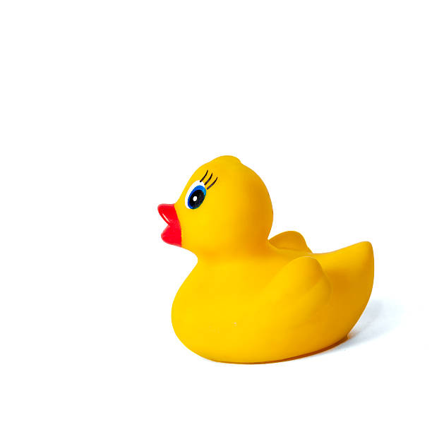 istock yellow rubber duck bath toy for baby 465113319