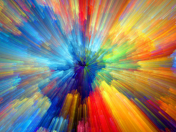 Color Propagation Colors In Bloom series. Abstract design made of fractal color textures on the subject of imagination, creativity and design african colors stock pictures, royalty-free photos & images