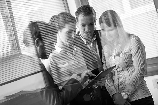 istock Business team with digital tablet 465115616