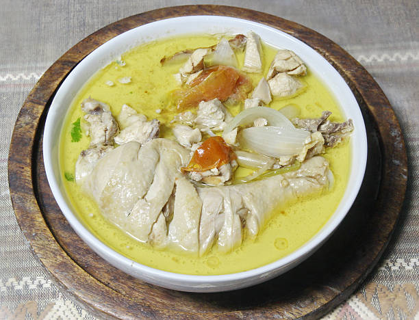 istock Green chicken curry , Thai cuisine 465116994