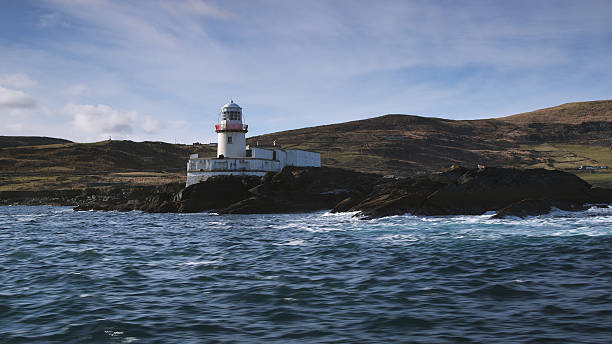 istock Irish Lighthouse on Little Samphire Island on Dingle Peninsula 465118420