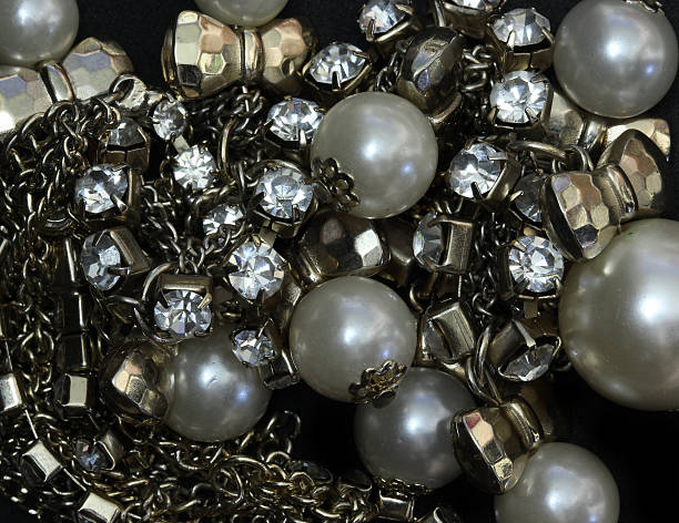 istock macro gold bead ,golden ball and pearl 465118638