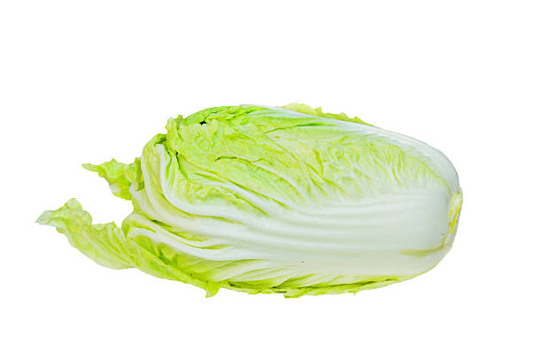 istock Tasty Chinese cabbage isolated on white 465119307