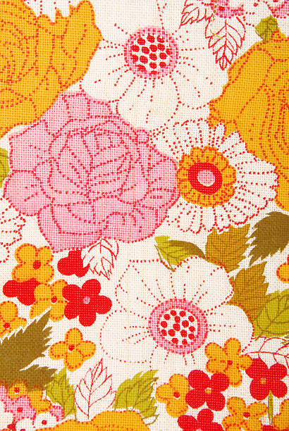 istock floral flowers fabric texture macro 465119997