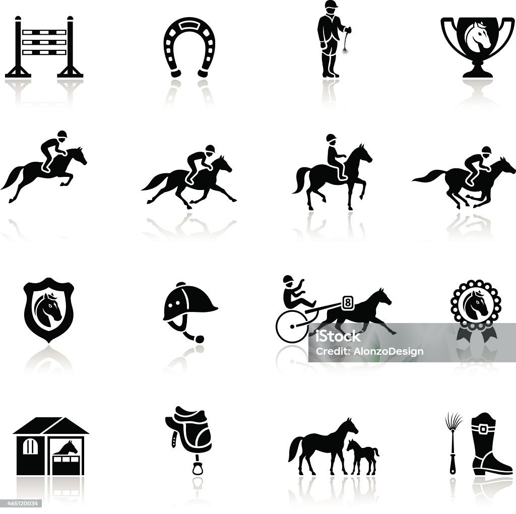 Horse Racing Icon High Resolution JPG,CS6 AI and Illustrator EPS 10 included. Each element is named,grouped and layered separately. Very easy to edit. Icon Symbol stock vector