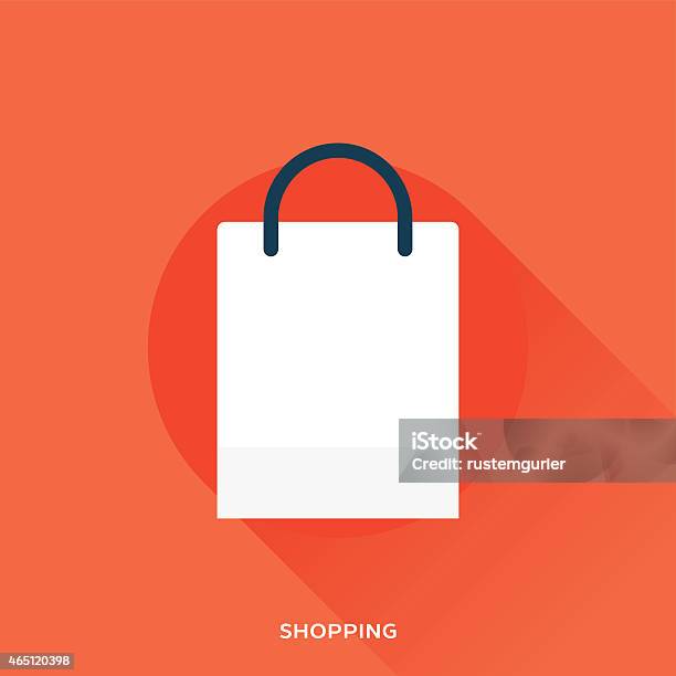 Shopping Bag Stock Illustration - Download Image Now - 2015, Bag, Box - Container