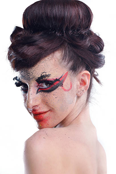 istock Beautiful Woman with  Luxury Makeup 465120575