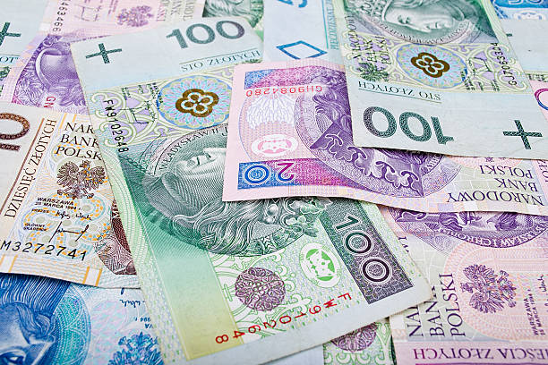 istock Polish money background 465121778