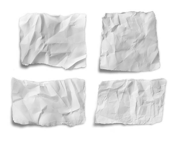 istock collection of various white papers on white background. 465122012