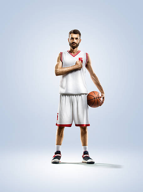 istock Basketball player is spinning on his finger 465125854