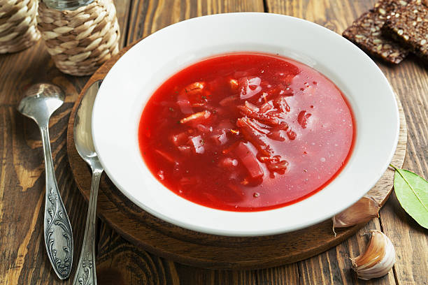 istock Borsh. Russian traditional dish 465126013