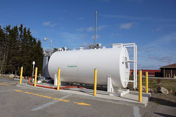 istock Fuel tank at an industrial site 465126632