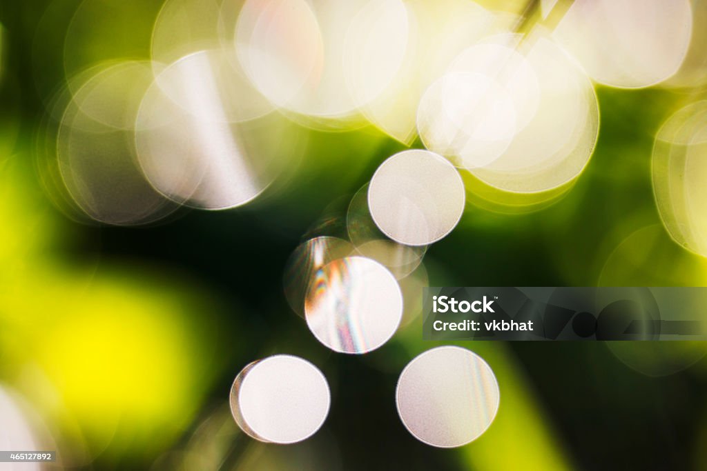 Natural bokh background Closeup image of beautiful bokeh background. I created this image by de focusing early morning dew drops to create this dreamy look 2015 Stock Photo