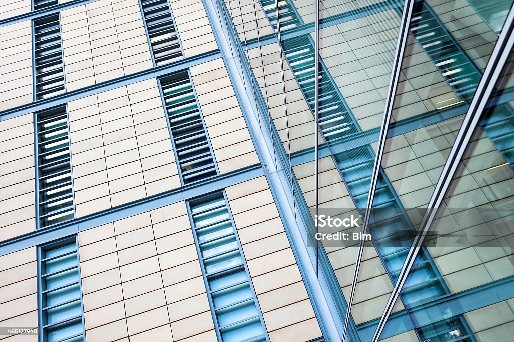 Modern Office Building futuristic glass buildings in London, UK 2015 Stock Photo