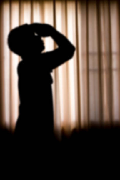istock Silhouette of emotional expression. 465129770