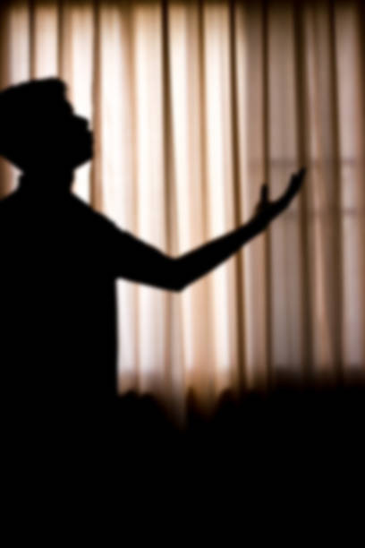 istock Silhouette of emotional expression. 465129776