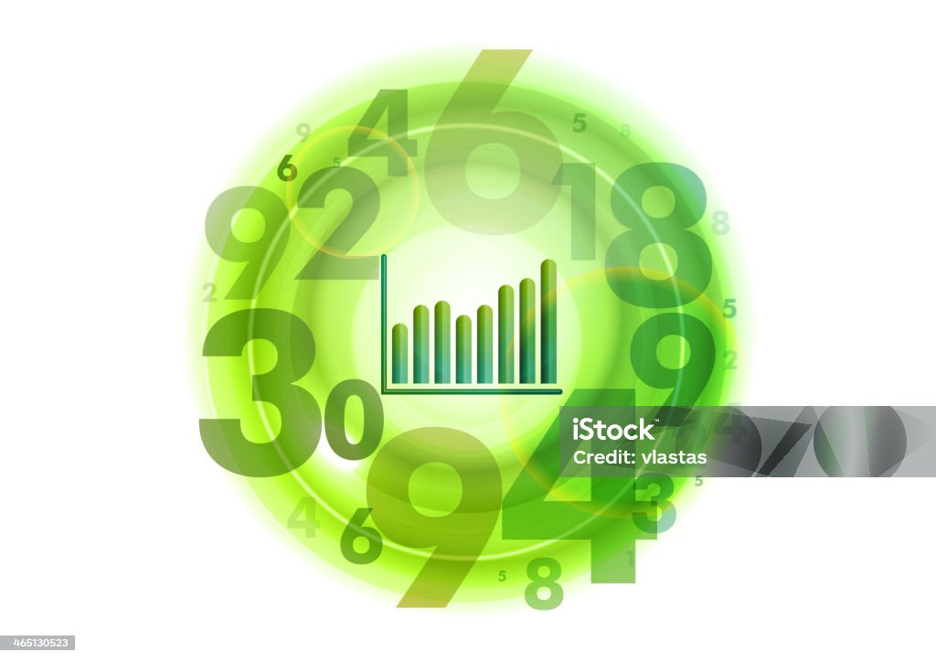 Math Numbers Green Green Numbers Stock Illustration - Download Image Now - Abstract, Arrow ...