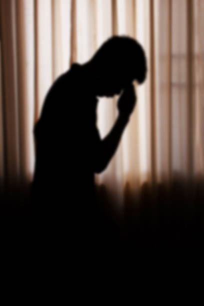 istock Silhouette of emotional expression. 465131254