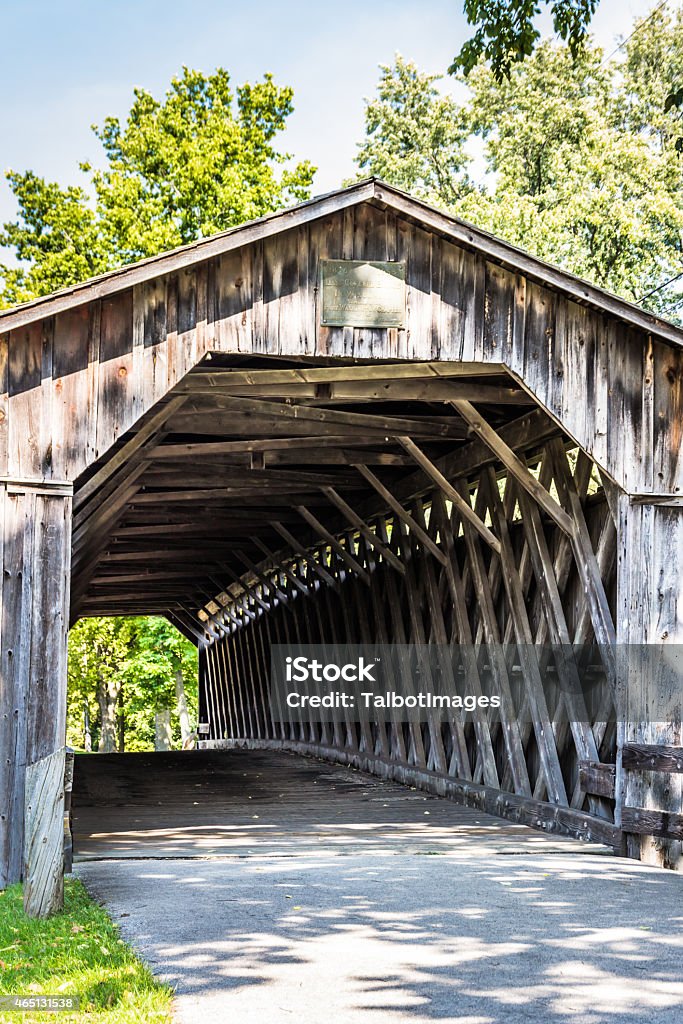 Cedarburg, WI Covered Bridge The last remaining covered bridge in the state of Wisconsin can be found at Covered Bridge Park in Cedarburg, WI. Cedarburg Stock Photo