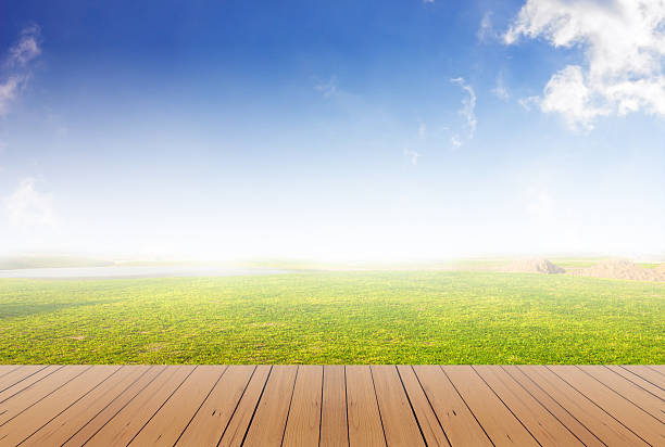 istock wood terrace and sky 465133714