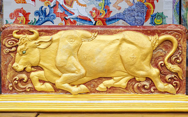 istock Sculpture of goddess bull 465135172
