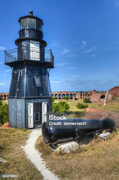 Garden Key Lighthouse At Dry Tortugas National Park Stock Photo - Download Image Now