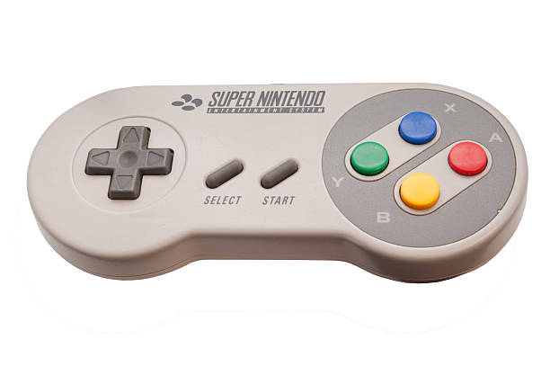 contrôleur super nintendo - snes photos et images de collection