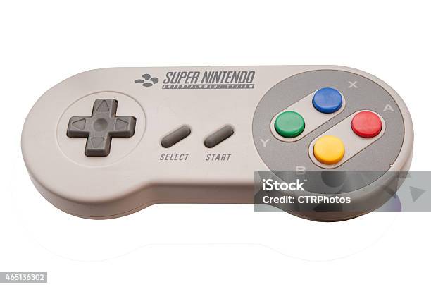 Super Nintendo Controller Stock Photo - Download Image Now - Nintendo, Control, Super Nintendo Entertainment System