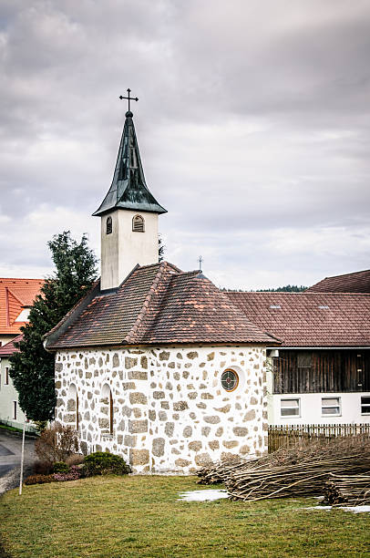 istock Small Church in Upper Austria 465138271