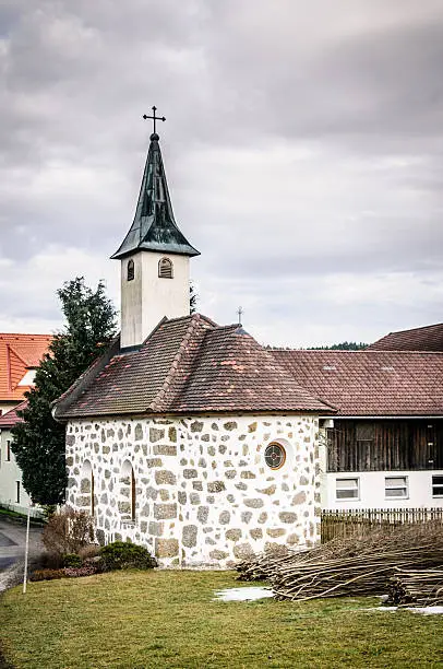 Small Church in a village in Upper Austria