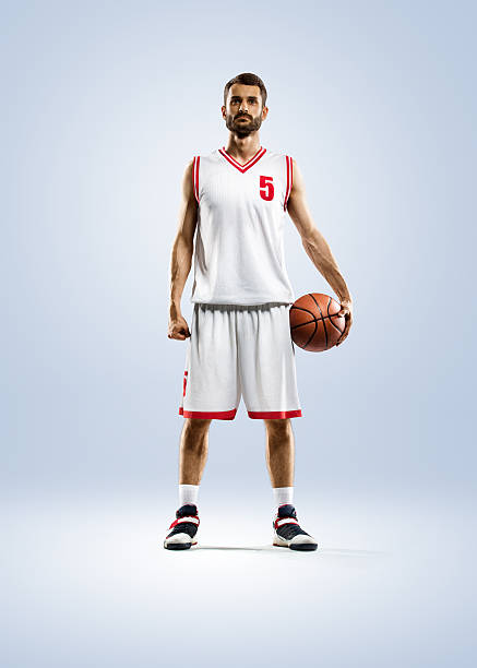 istock Basketball player is spinning on his finger 465138518